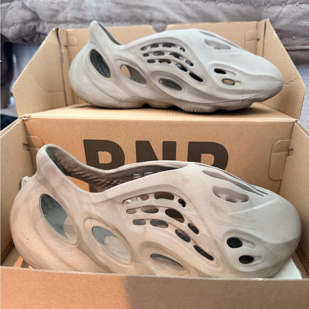 Yeezy Beige Slip-On Sneakers